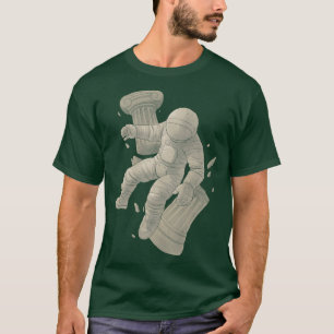 Greek Marble Astronaut by Tobe Fonseca T-Shirt
