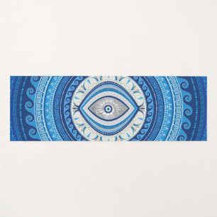 Greek Mati Mataki - Greek Evil Eye ornament Yoga Mat