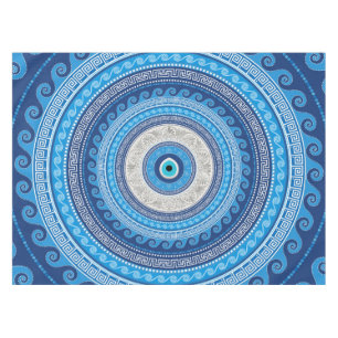 Greek Mati Mataki - Matiasma Evil Eye ornament #2 Tablecloth