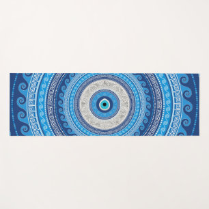 Greek Mati Mataki - Matiasma Evil Eye ornament #2 Yoga Mat