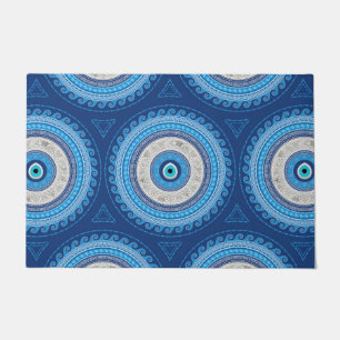 Greek Mati Mataki - Matiasma Evil Eye ornament Doormat