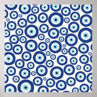 Greek Mati Mataki - Matiasma Evil Eye Pattern #1