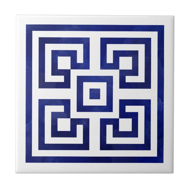Greek Meander - Greek Key Tile (Front)