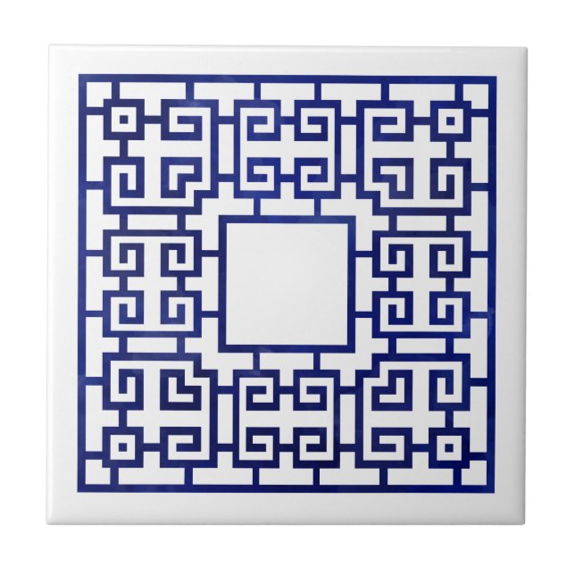 Greek Meander - Greek Key Tile (Front)