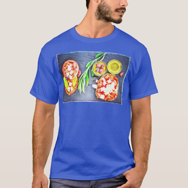 "Greek & Mediterranean Diet" Cute Photo. Buy Now T-Shirt (Front)