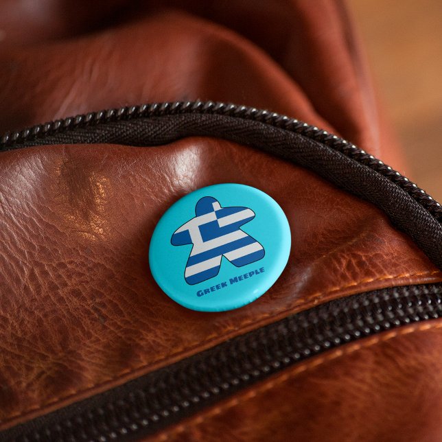 Greek Meeple Button (Creator Uploaded)