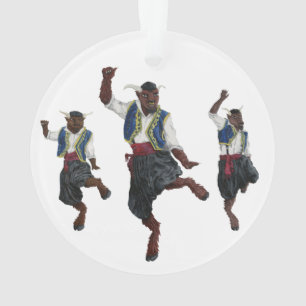 Greek Minotaurs Dance Fantasy Art Acrylic Ornament