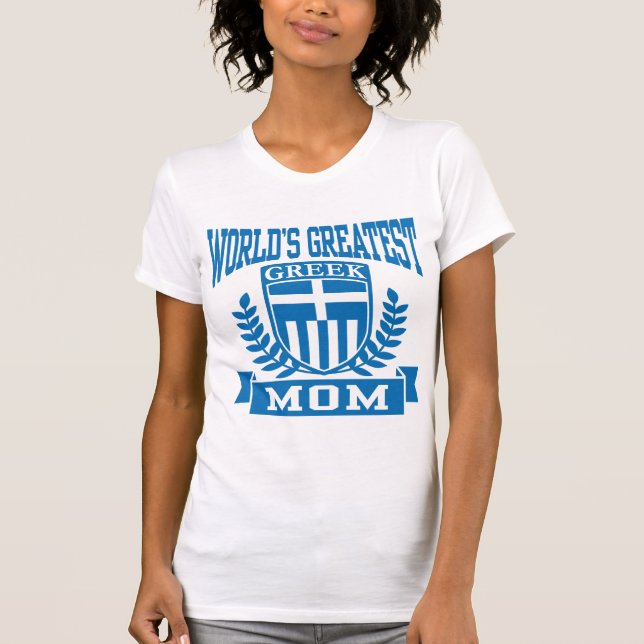 Greek Mum T-Shirt (Front)