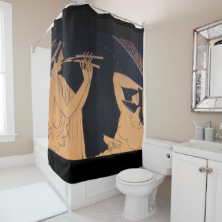 greek muse corrected shower curtain