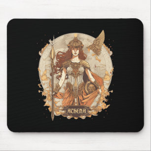 Greek Mythology_ Athena, Goddess Of Wisdom And War Mouse Mat