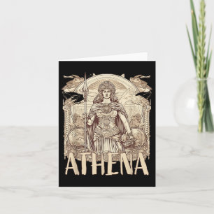 Greek Mythology_ Athena The Goddess Of Wisdom And Card