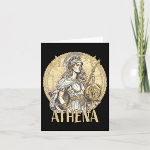 Greek Mythology_ Athena The Goddess Of Wisdom And  Card