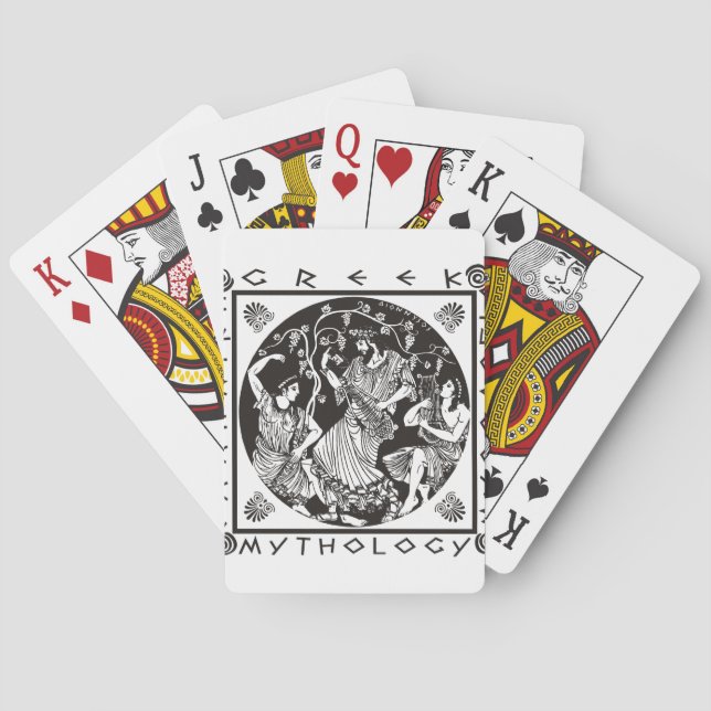 Greek Mythology (black) Playing Cards (Back)