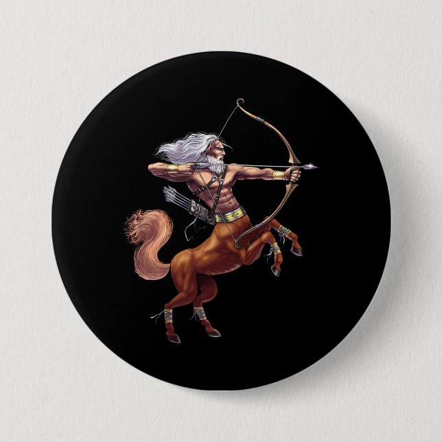 Greek Mythology Centaur 7.5 Cm Round Badge (Front)