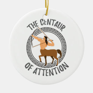Greek Mythology Gift Centaur of Attention Gift Ceramic Tree Decoration