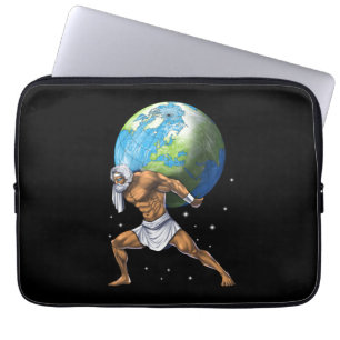 Greek Mythology God Atlas Laptop Sleeve