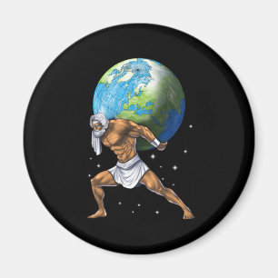 Greek Mythology God Atlas Magnet
