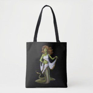 Greek Mythology Goddess Medusa Tote Bag