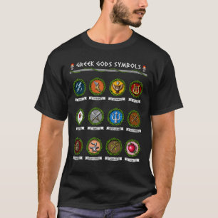 Greek Mythology Gods Symbols T-Shirt