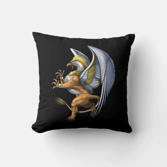 Greek Mythology Griffin Cushion (Front)