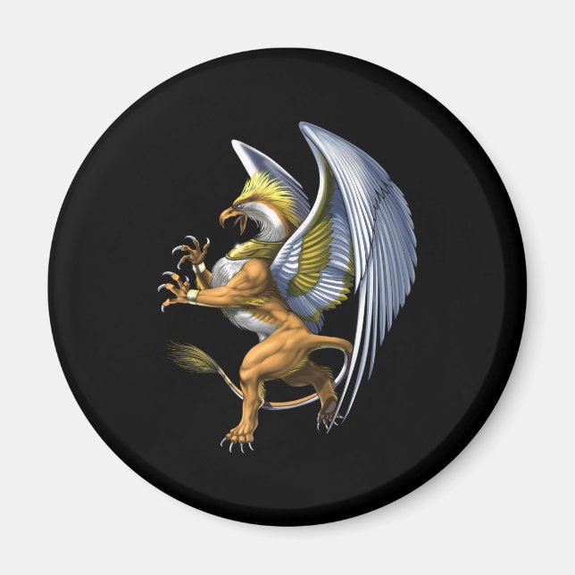 Greek Mythology Griffin Magnet (Front)
