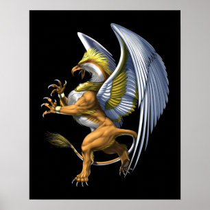 Greek Mythology Griffin Poster