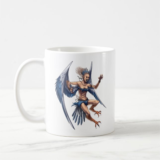 Greek Mythology Harpy Coffee Mug (Left)