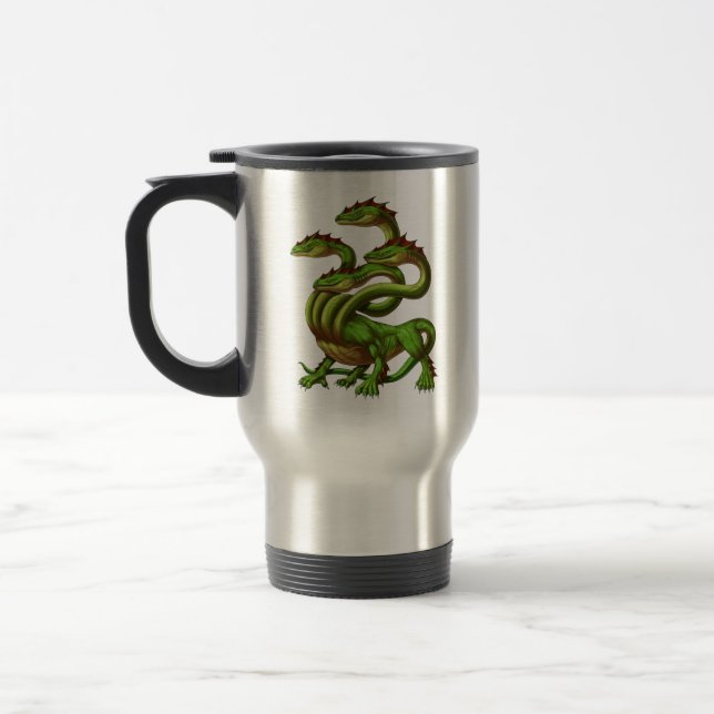 Greek Mythology Hydra Travel Mug (Left)