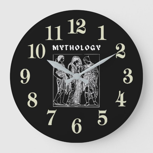 Greek Mythology Large Clock (Front)