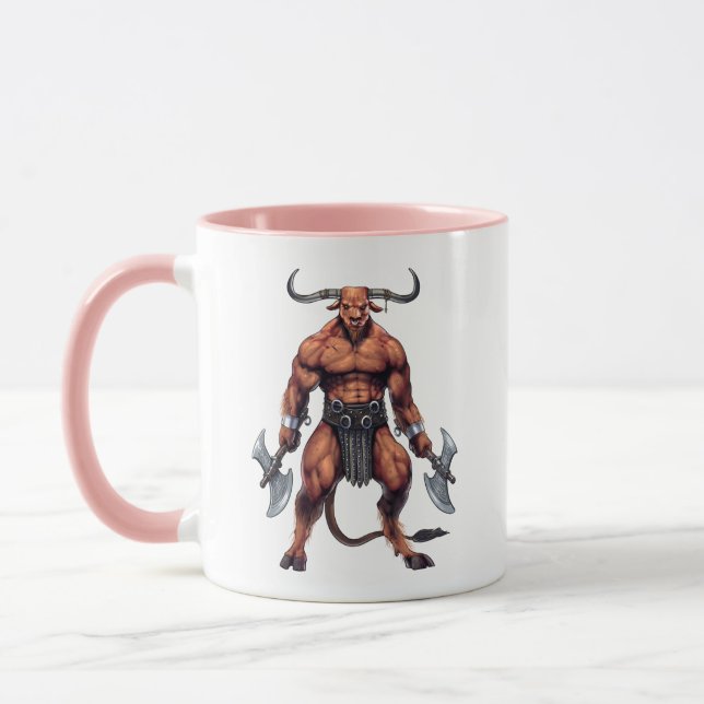 Greek Mythology Minotaur Mug (Left)