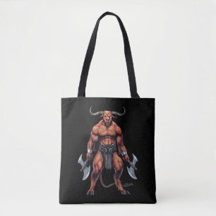 Greek Mythology Minotaur Tote Bag