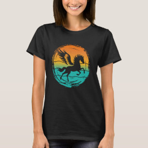 Greek Mythology Pegasus Wings Horse Stallion Vinta T-Shirt