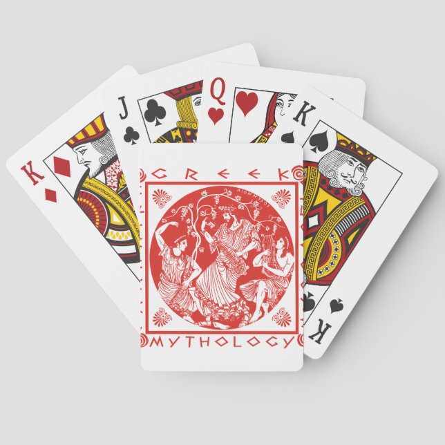 Greek Mythology - Red Playing Cards (Back)