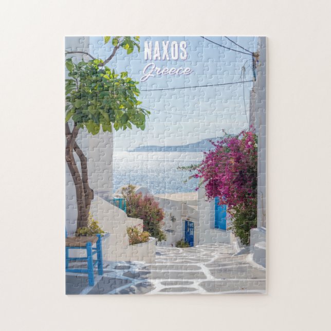 Greek Naxos Island world travel history lover Jigsaw Puzzle (Vertical)
