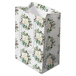 Greek Orthodox Χριστός Ανέστη! Olive Branches   Medium Gift Bag