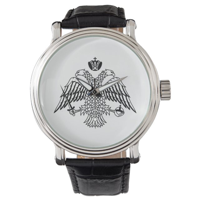 Greek Orthodox Church flag Mount Athos religious Watch (Front)