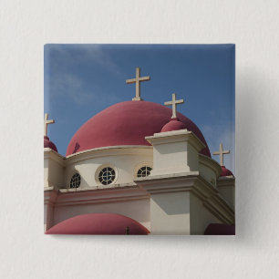 Greek Orthodox Monastery 15 Cm Square Badge