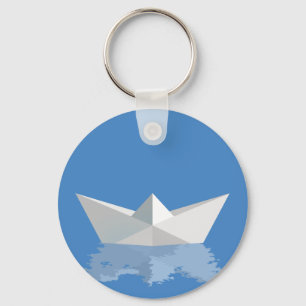 Greek PAPER BOAT Key Ring