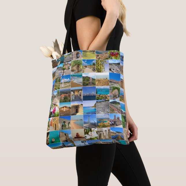 Greek Peloponnese Photo Tote Bag – Europe Travel  (Close Up)