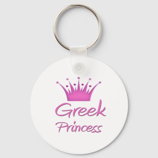 Greek Princess Key Ring (Front)