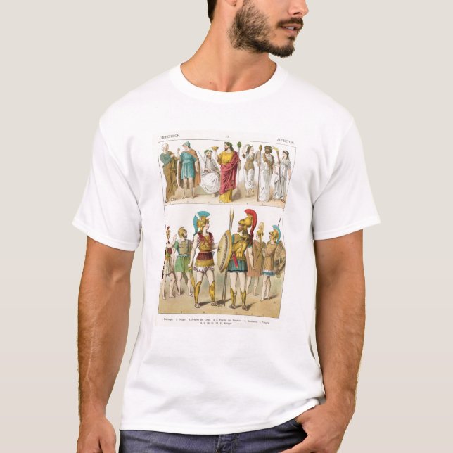 Greek Religious and Military Dress T-Shirt (Front)