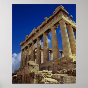 Greek ruins, Acropolis, Greece Poster