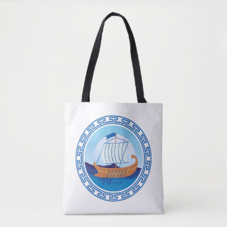 Greek Ship Tote