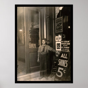 Greek Shoe Shine Boy 1908 Poster