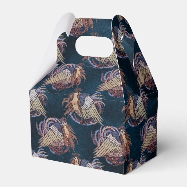 Greek Siren Odyssey Pattern Favour Box (Front Side)