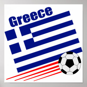 Greek Soccer Team Poster