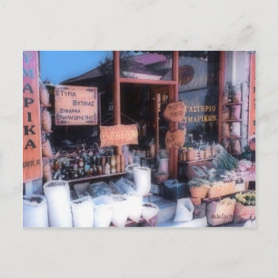 Greek Store Postcard