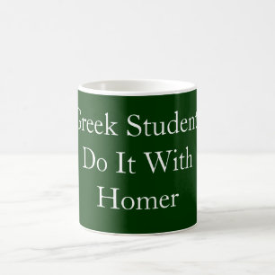 Greek Students Do It With Homer mug