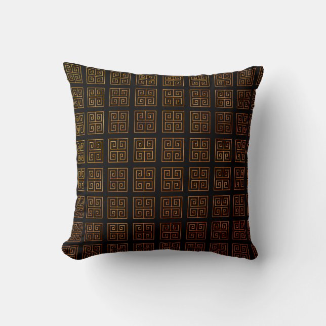 Greek style  throw pillow (Front)