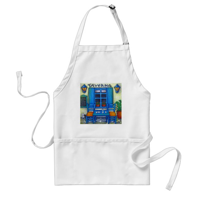 Greek Taverna Apron (Front)